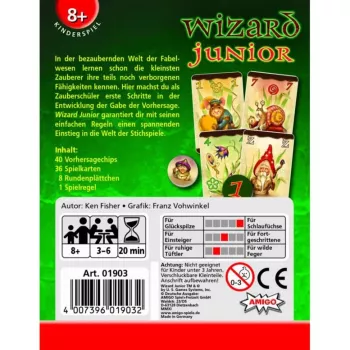 Wizard Junior, Παιχνίδι με Κάρτες