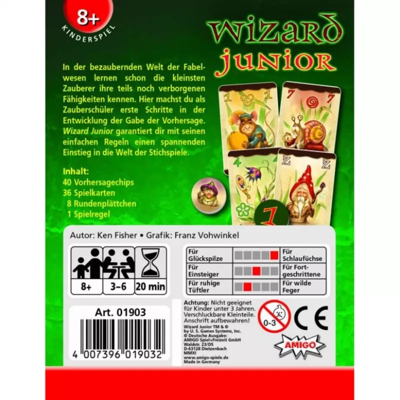 Wizard Junior, Παιχνίδι με Κάρτες