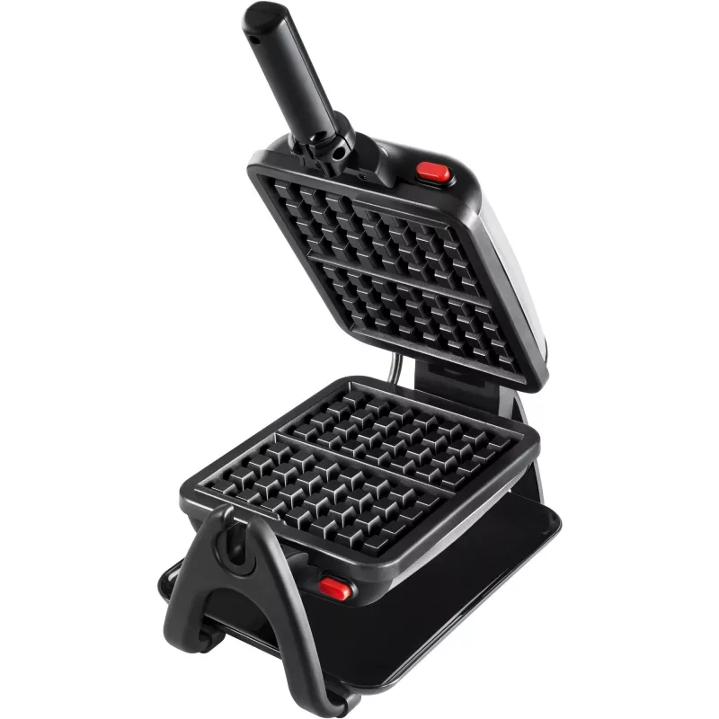 Tefal WM756D Βάφλας 2 βάφλες 1200 W Μαύρο, Ανοξείδωτο ατσάλι