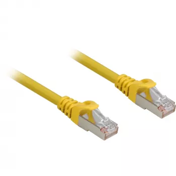 Καλώδιο δικτύου Sharkoon Cat.6a SFTP RJ-45 Cat6a 0,25 m Κίτρινο