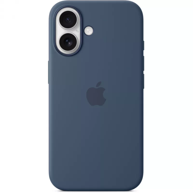 Apple MYY23ZM/A θήκη σιλικόνης με MagSafe για iPhone 16, μπλε denim