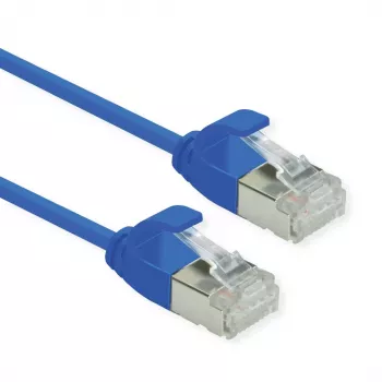 ROLINE U/FTP DataCenter καλώδιο patch Κατ.6A (Κλάση EA), LSOH, λεπτό, μπλε, 3 m (21.15.3346)