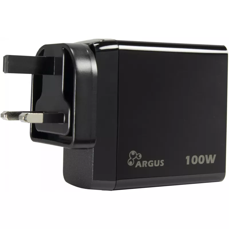 Φορτιστής PD INTER-TECH PD-3100 100W USB-C μαύρο γρήγορο τροφοδοτικό