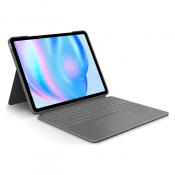 Πληκτρολόγιο Logitech Combo Touch QWERTY Δανικά Φινλανδικά Νορβηγικά Σουηδικά Smart Connector Γκρι