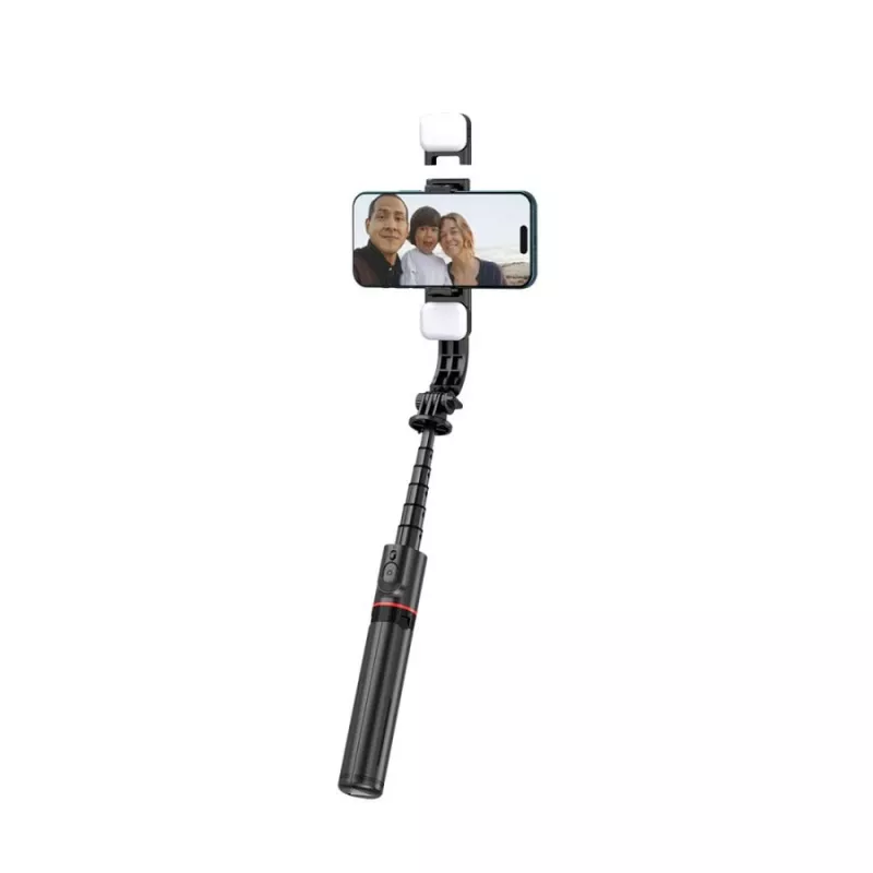 Tech-Protect L05S Selfie Stick βάση LED λάμπα τηλεχειριστήριο Bluetooth