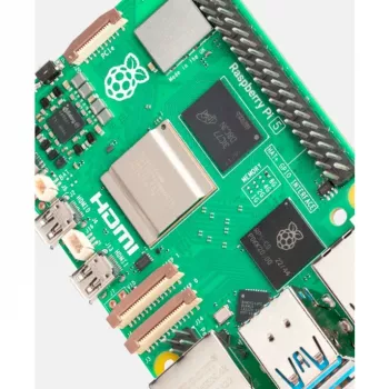 Υπολογιστής Μονής Πλακέτας Raspberry Pi 5 2GB RAM από Raspberry — συμπαγής πλακέτα ανάπτυξης, ενεργειακά αποδοτικό SBC