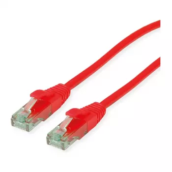 ROLINE RM Patchkabel Cat.6A UTP, κόκκινο, 0,5 m