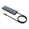 USB Hub Akasa AK-HB-21BKCM αλουμινίου USB 3.2 Gen 1 5000 Mbit/s