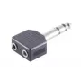 Microconnect AUDANS στερεοφωνικός προσαρμογέας ήχου, 6,3 mm αρσενικό σε 2x 3,5 mm θηλυκό