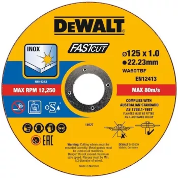 Δίσκος λείανσης DeWALT DT20540-QZ Επίπεδο κέντρο για σίδερο Μέταλλο Ανοξείδωτο ατσάλι