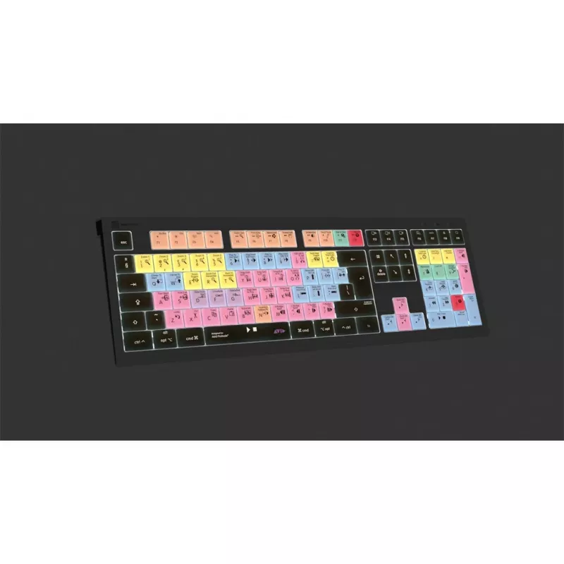 Logickeyboard ASTRA 2 USB QWERTY Πληκτρολόγιο μαύρο Full-size 104 πλήκτρα