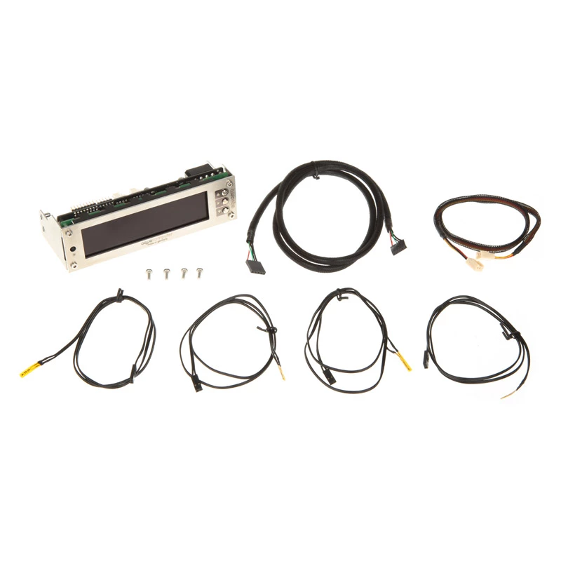 Aqua Computer 53145 ελεγκτής ανεμιστήρα LCD ανοξείδωτο ατσάλι