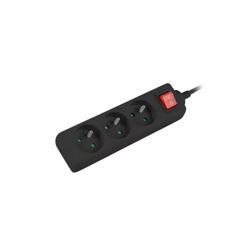 Lanberg PS1-03E-0150-BK καλώδιο επέκτασης (1,5 m, μαύρο)