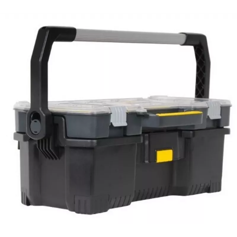 Stanley 1-97-514 Κουτί μικροαντικειμένων/εργαλείων Μαύρο, Διαφανές