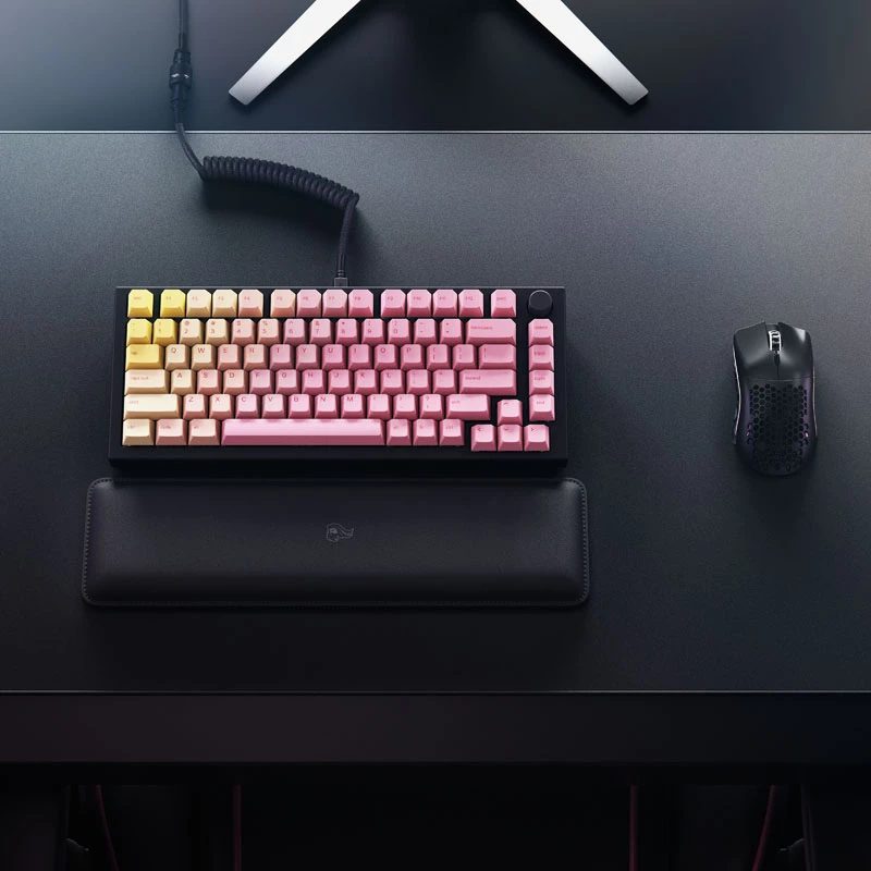Σετ keycap Aptel Glorious GPBT Pink Grapefruit Forge — πλήκτρα PBT, διαμορφωμένο προφίλ