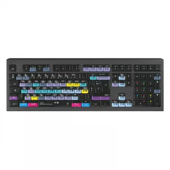 Logickeyboard ASTRA 2 Πληκτρολόγιο USB AZERTY Αγγλικά Μαύρο (LKB-RESB-A2M-FR)