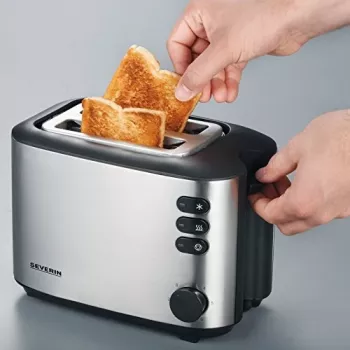 Τοστιέρα Severin AT 2514 2 φέτες 850 W ασημί