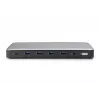 Digitus DA-70918 σταθμός σύνδεσης USB-C, 13 θυρών, 3x HDMI, 2x DP, 4x USB-A, 1x USB-C, RJ-45 1GbE, SD, ήχος, 150 W
