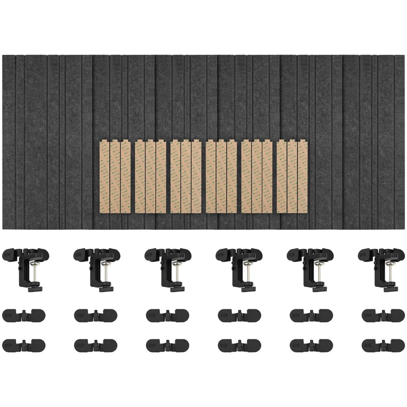 Streamplify ACOUSTIC PANEL - συσκευασία 6 τεμ., γκρι