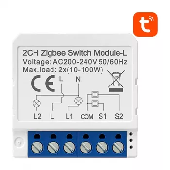 Έξυπνο Μονάδα Διακόπτη Avatto LZWSM16-W2 ZigBee — Δεν Απαιτείται Ουδέτερος Αγωγός, Μονάδα Ρελέ Εντοιχισμού