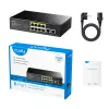 Cudy FS1010P διακόπτης δικτύου Fast Ethernet (10/100) Power over Ethernet (PoE) μαύρο