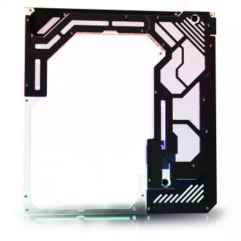 Πλαϊνό τμήμα κουτιού Singularity Spectre 4 Aevum Dual Loop Πλαϊνό τμήμα Ακρυλικό διαφανές μαύρο
