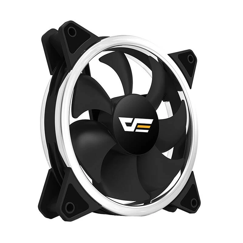 Ανεμιστήρας darkFlash DR12 PRO 12 cm μαύρο 1200 U/min υδραυλικό ρουλεμάν