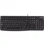 Logitech K120 Πληκτρολόγιο USB QWERTY Ισπανικό Μαύρο (920-002499)