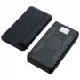 PowerNeed ES20000B πτυσσόμενο ηλιακό πάνελ με power bank, 9 W, 20000 mAh, Li-Poly, 2x USB 2 A, μαύρο