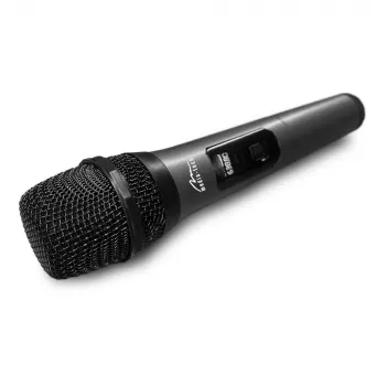 Μικρόφωνο karaoke MEDIA-TECH MT398 Wireless, USB-C, λειτουργεί με μπαταρία, εμβέλεια 20 m, μαύρο