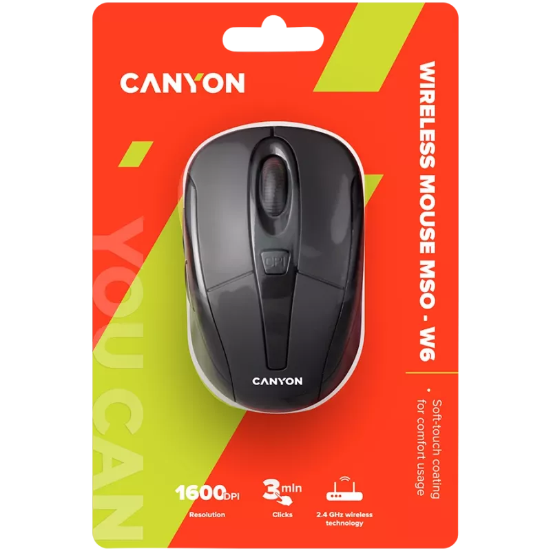 Ποντίκι Canyon CNR-MSOW06B RF Wireless