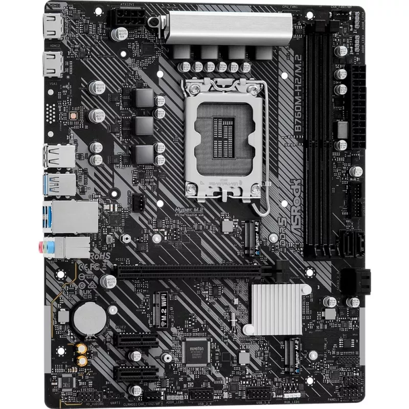 ASRock B760M-H2/M.2 DDR5 LGA1700 Micro-ATX Μητρική