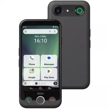 Smartphone Doro Aurora A10 4.5 ίντσες 4GB 64GB μαύρο