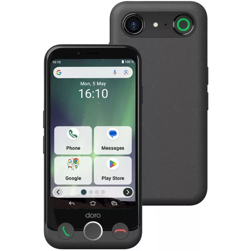 Smartphone Doro Aurora A10 4.5 ίντσες 4GB 64GB μαύρο