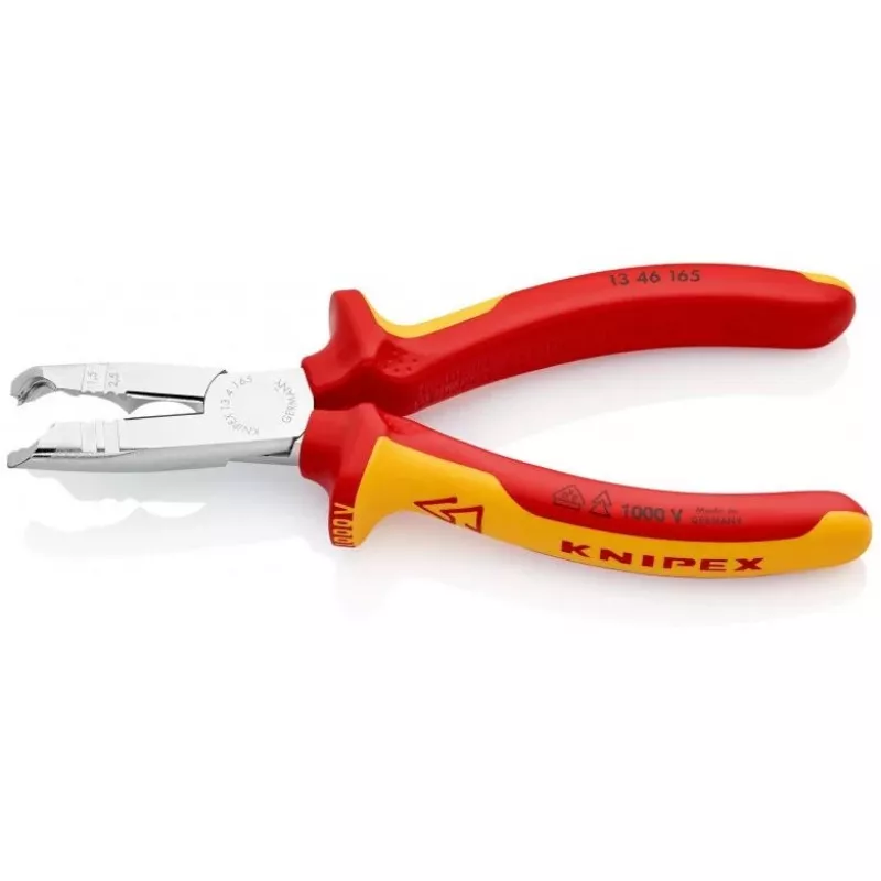 Knipex 13 46 165 Πένσα απογύμνωσης κόκκινο, κίτρινο