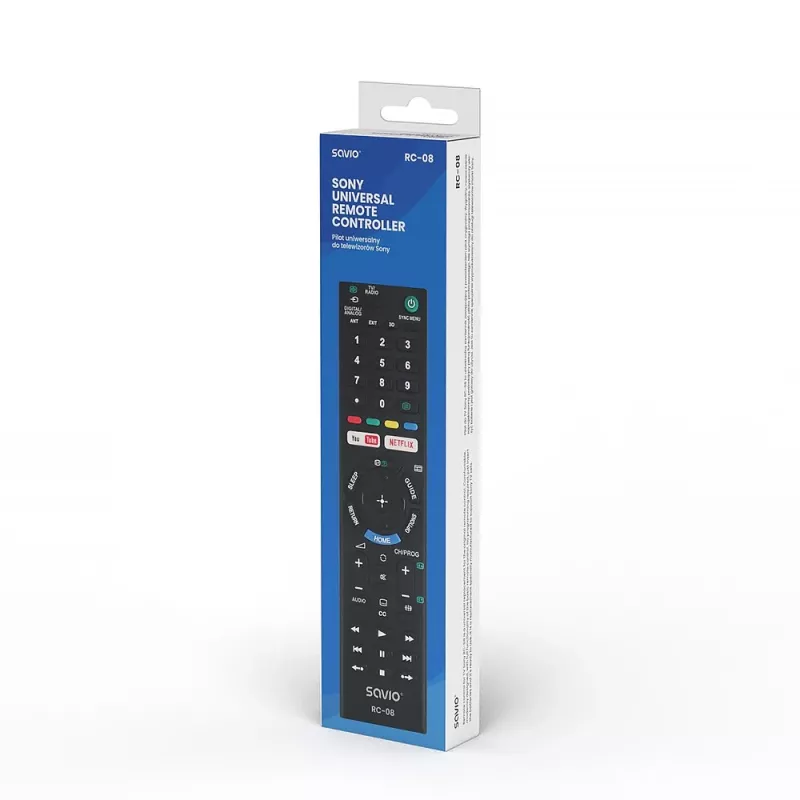 Τηλεχειριστήριο Savio RC-08 TV με κουμπιά
