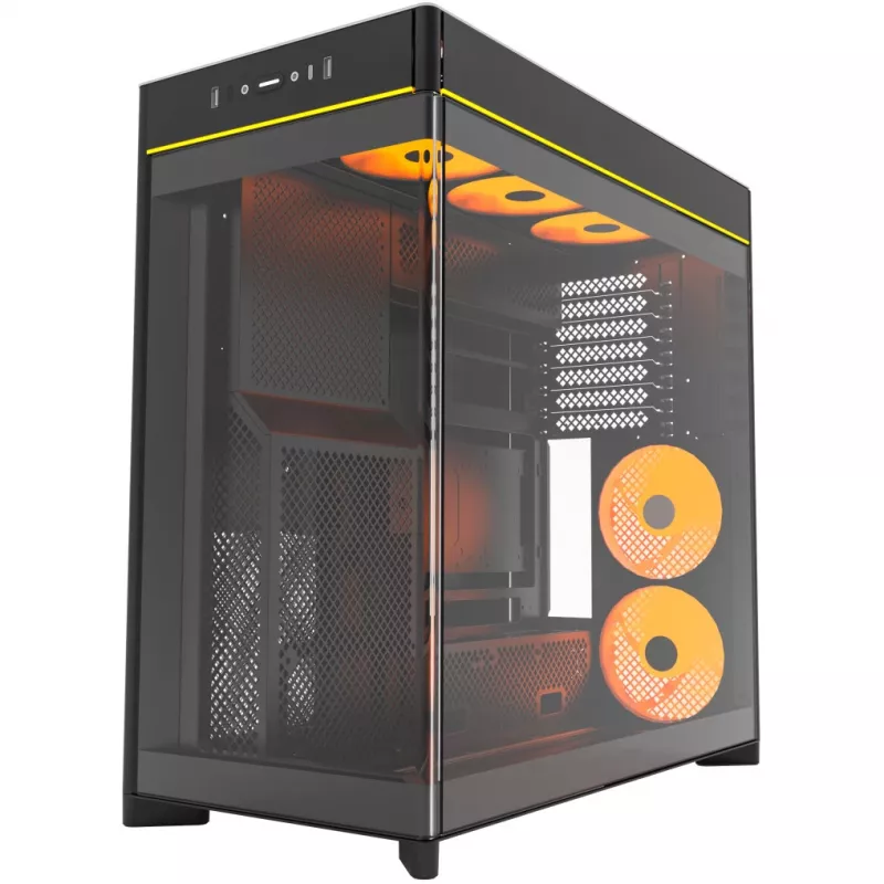 Montech HS02 PRO Midi Tower μαύρο