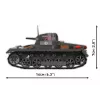 Σετ κατασκευής Cobi Panzer I Ausf. B – 654 τεμάχια, λεπτομερές μοντέλο κατασκευής