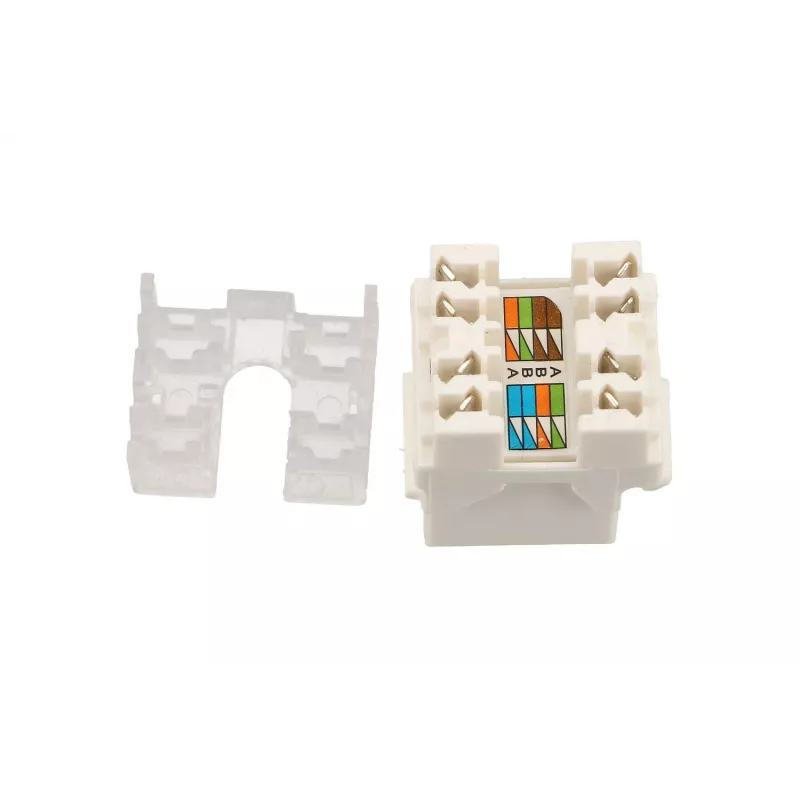Extralink EX.9540 Σύνδεσμος καλωδίου RJ45 Λευκό Πλαστικό