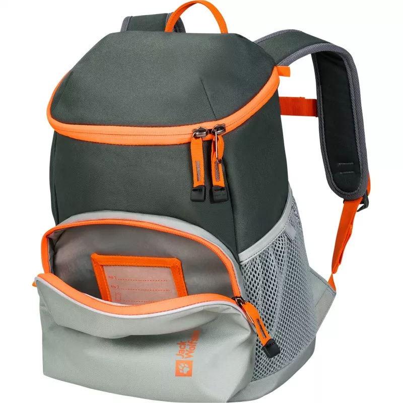 Jack Wolfskin Erlebnis Pack σακίδιο - πράσινο/πορτοκαλί, 11 l
