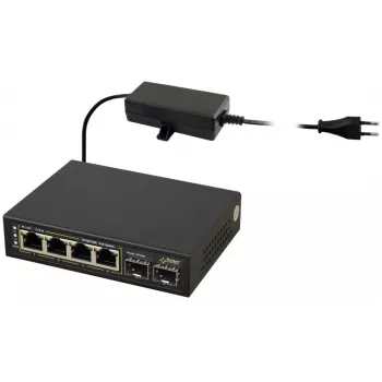 PULSAR POE Switch SFG64 4-Port με 2 SFP-Uplinks
