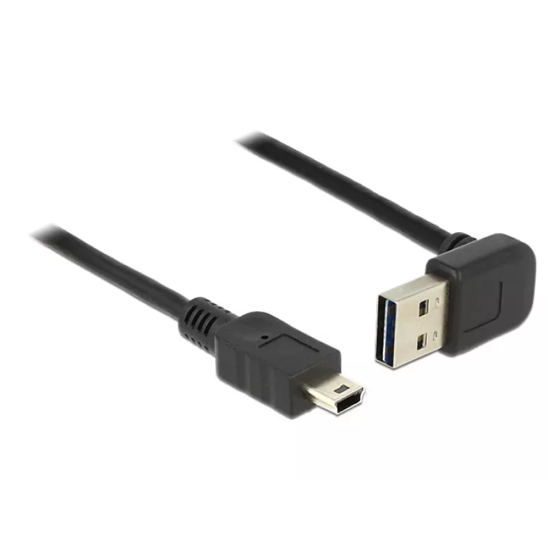Καλώδιο USB DeLOCK 1 m USB 2.0-A σε Mini-USB B μαύρο