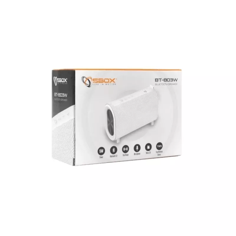 Φορητό ηχείο Sbox BT-803 Λευκό
