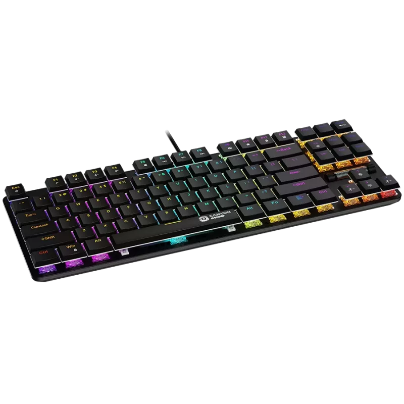 CANYON Πληκτρολόγιο Cometstrike TKL GK-50 EN/RU Ενσύρματο