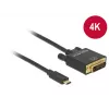 Προσαρμογέας USB-C σε DVI DeLOCK 85321 2m