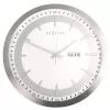 NeXtime Επιτοίχιο ρολόι 3009 Captain, Ø44 cm, Λευκό