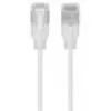 Καλώδιο δικτύου patch UBIQUITI UACC-CABLE-PATCH-EL-C6A-1M-W — Cat6a, 1 m, RJ-45, διαφανές λευκό