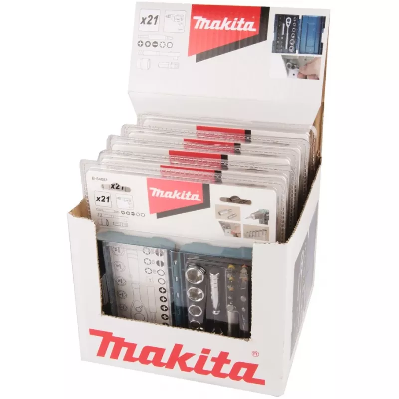 Σετ bits κατσαβιδιού και καστάνιας Makita, 21 τεμ. (B-54081)