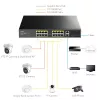 Cudy FS1018PS1 Switch Δικτύου 18 Θύρες Fast Ethernet PoE