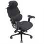 Καρέκλα gaming thunder x3 FLEX Pro Fabric γκρι — εργονομική περιστρεφόμενη καρέκλα, ρυθμιζόμενα υποβραχιόνια και κλίση